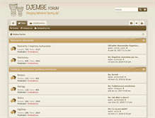 Tablet Screenshot of forum.djembe.pl